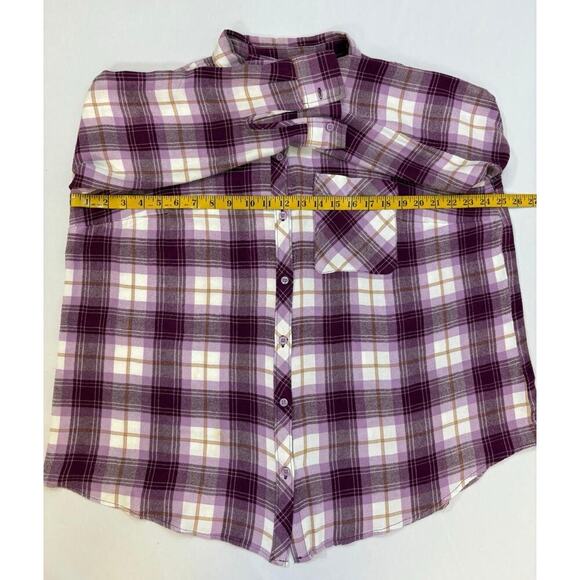 Purple Plaid Shirt Alt ASO Bella Swan Twilight Eclipse XXL - Picture 10 of 13